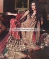 BW6350 Rose Ebony & UP Maroon Raw Silk & Banarasi Jamawar Sharara