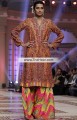 PW6042 Orange Peel Multi Color Pure Jamawar Crepe Silk Crinkle Chiffon Sharara