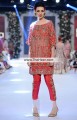 PW6604 Fire Engine Red Crinkle Chiffon Raw Silk Party Dress