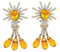 JW4976 Topaz Gemstones Earrings Jewellery