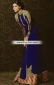 MX7269 Sapphire Crinkle Chiffon Embroidered Crinkle Chiffon Wedding Maxi