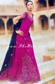 SC039 Violet Red Party Wear