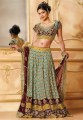 BW47 Mint Green & Maroon Lehenga