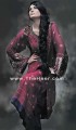 PW6729 Dark Rich Maroon Party Wear
