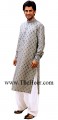 KT693 Light Xanadu Jamawar Kurta