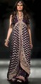 BW7482 Dark Eggplant Crinkle Chiffon Sharara 