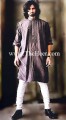 KT746 Cinereous Raw Silk Kurta