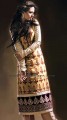 EW6499 Off White Crinkle Chiffon Long Kameez