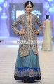 BW6156 Dark Eggplant Iceberg Royal Azure Crinkle Chiffon Raw Slik Lehenga