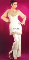 PW8391 Off White Chiffon Shalwar Kameez