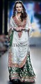 BW7451 State Green Banarsi Jamawar Lehenga