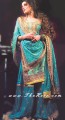 BW6838 Tiffany Blue Crinkle Chiffon Gharara  