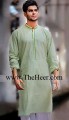 KT745 Light Emerald Jamawar Kurta