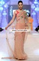 SR6077 Amaranth Dark Apricot Raw Silk Crinkle Chiffon Saree