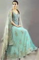 BW8287 Crystal Blue & Sherbet Green Lehenga