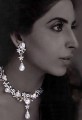CJ031 Cubic Zircons And Crystal White Pearls Jewellery