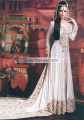 BW7875 Off White Crinkle Chiffon Long Train Maxi