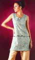 PW8389 Black Turquoise Crepe Silk Shalwar Kameez