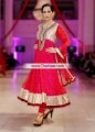 AK7549 American Rose Velvet Chiffon Crepe Silk Anarkali Pishwas Frock
