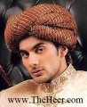 TB421 Brown Banarsi Jamawar Turban