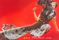 SC8084 Brown Crepe Party Wear