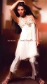 PW7714 Off White Crinkle Chiffon Shalwar Kameez