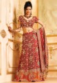BW49 Maroon & Rust Lehenga