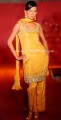 PW7964 Gold Katan Silk Shalwar Kameez