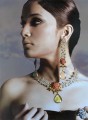 BJ600 Red Floral  Jewellery