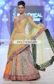 BW6136 Multicolour Fancy Net Crinkle Chiffon Banarasi Jamawar Lehenga