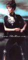 EW7854 Black Chiffon Evening Wear