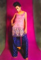 PW659 Pink Chiffon Shalwar Kameez