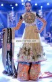 BW6685 Off White Black Buff Salmon Palatinate Purple Raw Silk Crinkle Chiffon Banarasi Jamawar Gharara