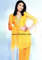  CW8996 Yellow Chiffon Casual Wear
