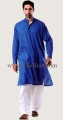 KT713 Egyptian Blue Cotton Kurta