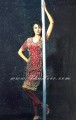 EW082 Maroon Chiffon Evening Wear