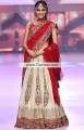 BW6734 Maroon Off White Lava Red Firebrick Velvet Crinkle Chiffon Banarasi Crinkle Chiffon Lehenga