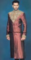 SW414 Smokey Topaz Jamawar Sherwani