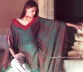 PW7903 Green and Firebrick Chiffon Party Wear