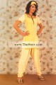 CW624 Lemon Georgette Causal Wear