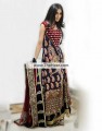 BW6827 Dark Carmine Dark Navy Blue Dark Drab Vegas Gold Velvet Crinkle Chiffon Sharara