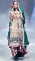 BW7908 Light Sand Phthalo Green Maroon Crinkle Chiffon Velvet Banarasi Jamawar Sharara