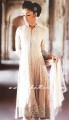 AK6990 Champagne Mauve Crinkle Chiffon Anarkali Style