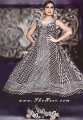 AK6842 Dark Tyrian Purple & Black Anarkali Style