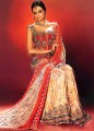 BW8017 Deep Red & Light Goldenrod Gharara