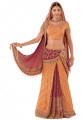 BW91 Ochre & Maroon Lehenga