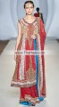 BW7969 Upsdell Red Crinkle Chiffon Sharara