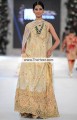 BW6652 Cream Gold Metallic Raw Silk Banarasi Jamawar Crinkle Chiffon Lehenga