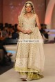 BW5329 Office White Crinkle Chiffon Banarasi Jamawar Sharara