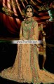 BW7278 Fawn Crinkle Chiffon Lehenga